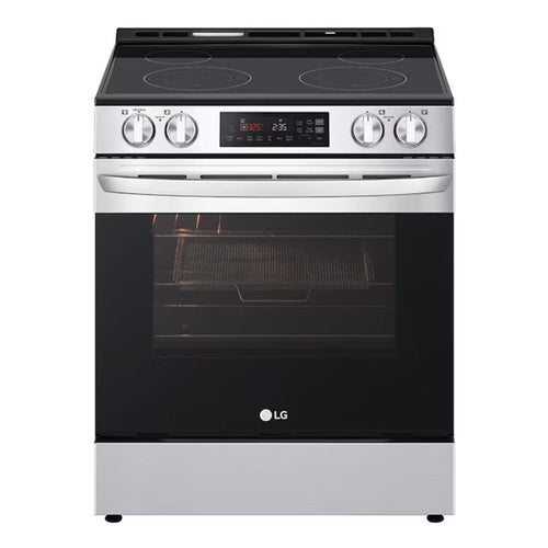 LG 6.3 Cu. Ft. 30in. Stainless Steel Convection Electric Slide-In Range - LSEL6332FC