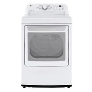 LG 7.3 cu. ft. White Electric Dryer with Sensor Dry Technology DLE7010W