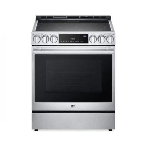 LG Studio 6.3 cu. ft. Smudge-Resistant Stainless Steel Slide-In Electric Air Fry Range with InstaView and Air Sous-Vide