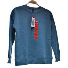 Load image into Gallery viewer, Lazypants Women&#39;s Fleece Crewneck Sweatshirt - Medium Blue
