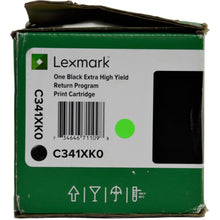 Load image into Gallery viewer, Lexmark Extra High Yield Return Program Print Cartridge C341XKO Black
