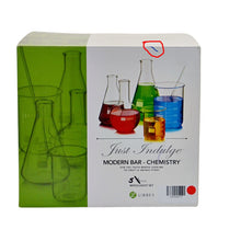 Load image into Gallery viewer, Libbey Just Indulge Glass Modern-Bar Chemistry Mixologist Set Clear
