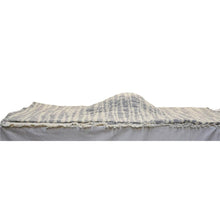 Load image into Gallery viewer, Life Comfort Reversible Cotton Throw Cream Grey Print-Liquidation
