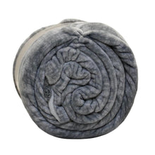 Load image into Gallery viewer, Life Comfort Reversible Plush Sherpa Blanket Gray and White Queen-Home-Liquidation Nation
