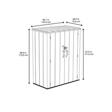 Load image into Gallery viewer, Lifetime Vertical Storage Shed with Shelves
