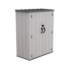 Load image into Gallery viewer, Lifetime Vertical Storage Shed with Shelves
