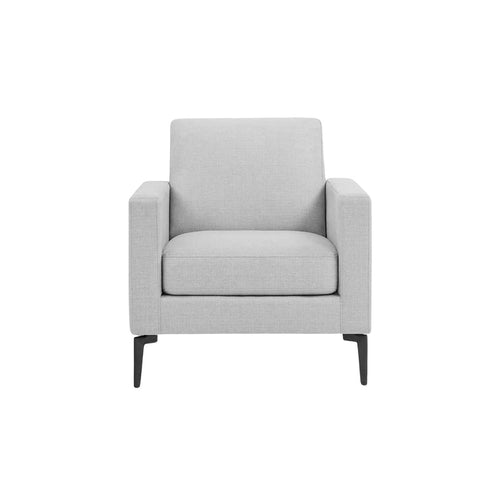 Lillian by Lillian August Modern Fabric Accent Chair, Grey