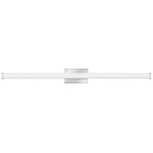 Load image into Gallery viewer, Lithonia Lighting Contemporary Square 4-Light Chrome 3K LED Vanity Light
