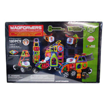 Load image into Gallery viewer, Magformers 120 piece Super Deluxe Creative Magnetic Building Set
