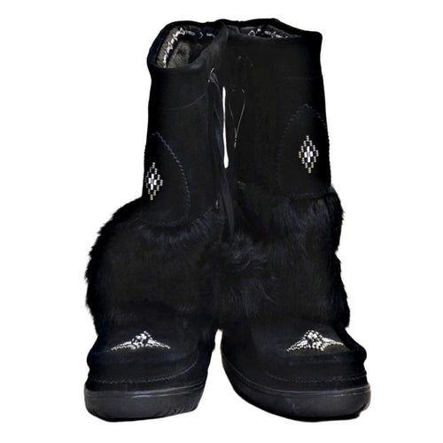 Manitobah Mukluks Women's Keewatin Suede 8 Black