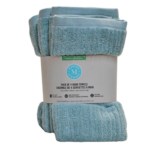 Martha Stewart 4-pack Hand Towel - Blue