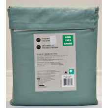 Load image into Gallery viewer, Martha Stewart 6-piece Sheet Set - King Green
