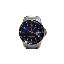 Load image into Gallery viewer, Maserati Men&#39;s Sfida R8853140001 Quartz Watch - Silver-tone w/Blue Dial
