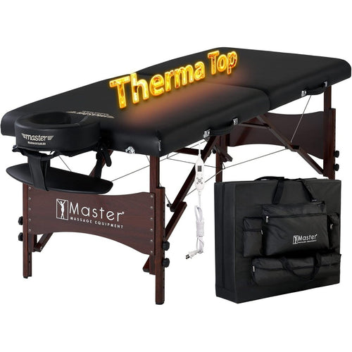 Master Roma Therma-Top 28 in. Massage Table Bundle