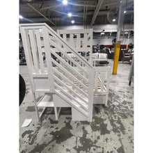 Load image into Gallery viewer, Max &amp; Lily Twin over Full Staircase Bunk Bed with Storage Drawers, White
