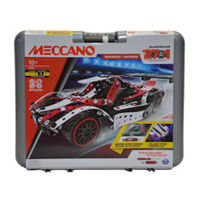 Load image into Gallery viewer, Meccano 27-in-1 Motorized Supercar STEM Model Building Kit
