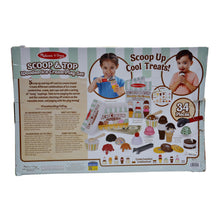 Load image into Gallery viewer, Melissa &amp; Doug Scoop &amp; Top Wooden Ice Cream Play Set (34 pcs)
