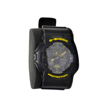 Load image into Gallery viewer, Men&#39;s Casio G-Shock Yellow Accent Black Resin Strap Watch with Black Dial (Model: GA100CY-1A)
