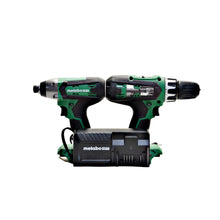 Load image into Gallery viewer, Metabo HPT Cordless 18V Drill and Impact Driver Combo Kit
