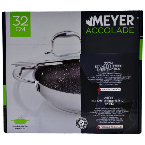 Meyer Accolade Stainless Steel Everyday Pan 32 cm