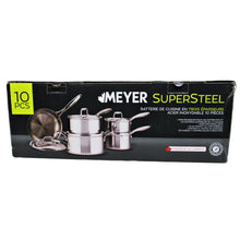Load image into Gallery viewer, Meyer Super Steel Tri-Ply Clad Stainless Steel 10-Piece
