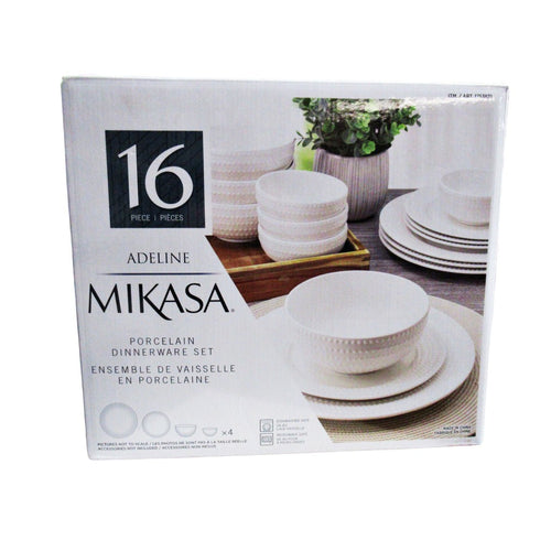 Mikasa Adeline Porcelain Dinnerware Set 16 Piece