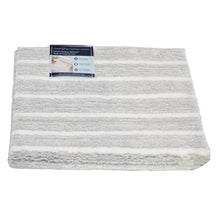 Load image into Gallery viewer, Mineral Spring Luxury Fashion Bathmat 61 cm x 91 cm Gray and White
