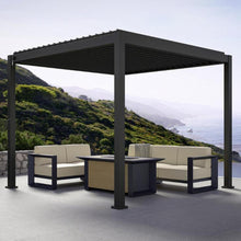 Load image into Gallery viewer, Mirador 10x10 Adjustable Louvered Aluminum Pergola
