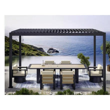 Load image into Gallery viewer, Mirador 8.8 ft. x 14.4 ft. Adjustable Louvered Aluminum Pergola
