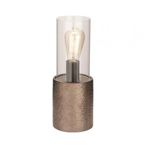 Modern Reflections Bronze Ceramic Table Lamp with Bulb