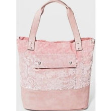 Load image into Gallery viewer, Mossimo Supply Co. Women&#39;s Crushed Velvet Tote Blush
