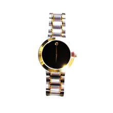 Load image into Gallery viewer, Movado Men&#39;s Watch 0606896 Black Dial Two Tone
