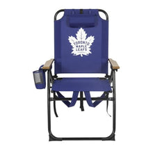 Load image into Gallery viewer, NHL 4-Position Folding Chair With Wood Arms
