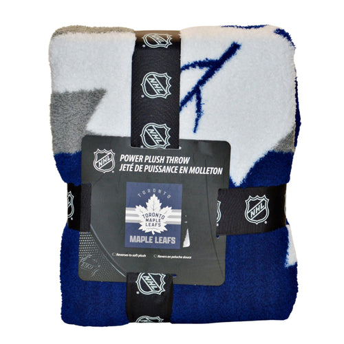 NHL Power Plush Toronto Maple Leafs Throw