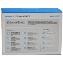 Load image into Gallery viewer, Nano Connect Wireless Smart Monitor with Dual Channel Dash Camera
