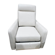 Load image into Gallery viewer, Natuzzi Top Grain Leather Pushback Recliner Smoke
