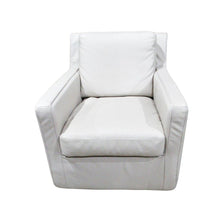 Load image into Gallery viewer, Natuzzi Top Grain Leather Swivel Armchair Beige
