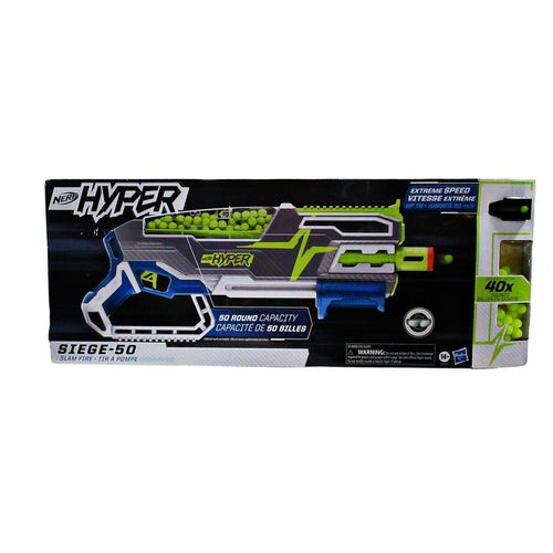 Nerf Hyper Bundle Siege 50 Pump Action Blaster