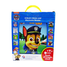 Load image into Gallery viewer, Nickelodeon Paw Patrol 8 Book Library w/ Electronic Reader Sound Book
