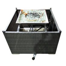 Load image into Gallery viewer, Niko 9-piece Patio Sectional Conversation Set with Fire Table Grey

