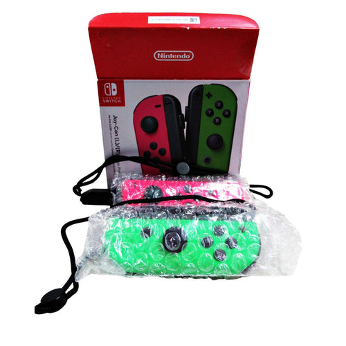 Nintendo Switch JoyCon Controller Green/Pink