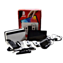 Load image into Gallery viewer, Nintendo Switch OLED 7&quot; Bundle 64GB White
