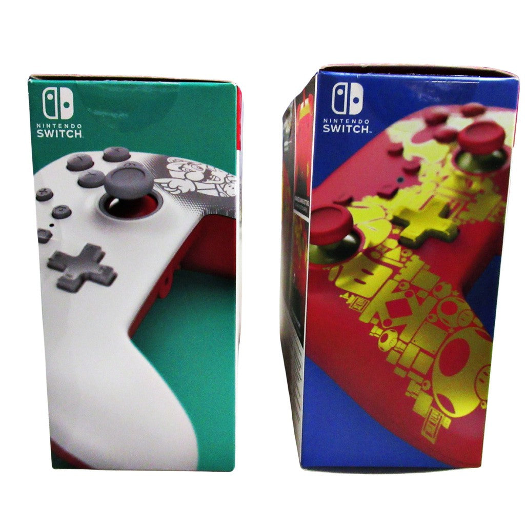 Nintendo Switch Wired Controllers Super Mario Red & White 2 Nintendo Switch Wired Controllers Super Mario Red & White 2