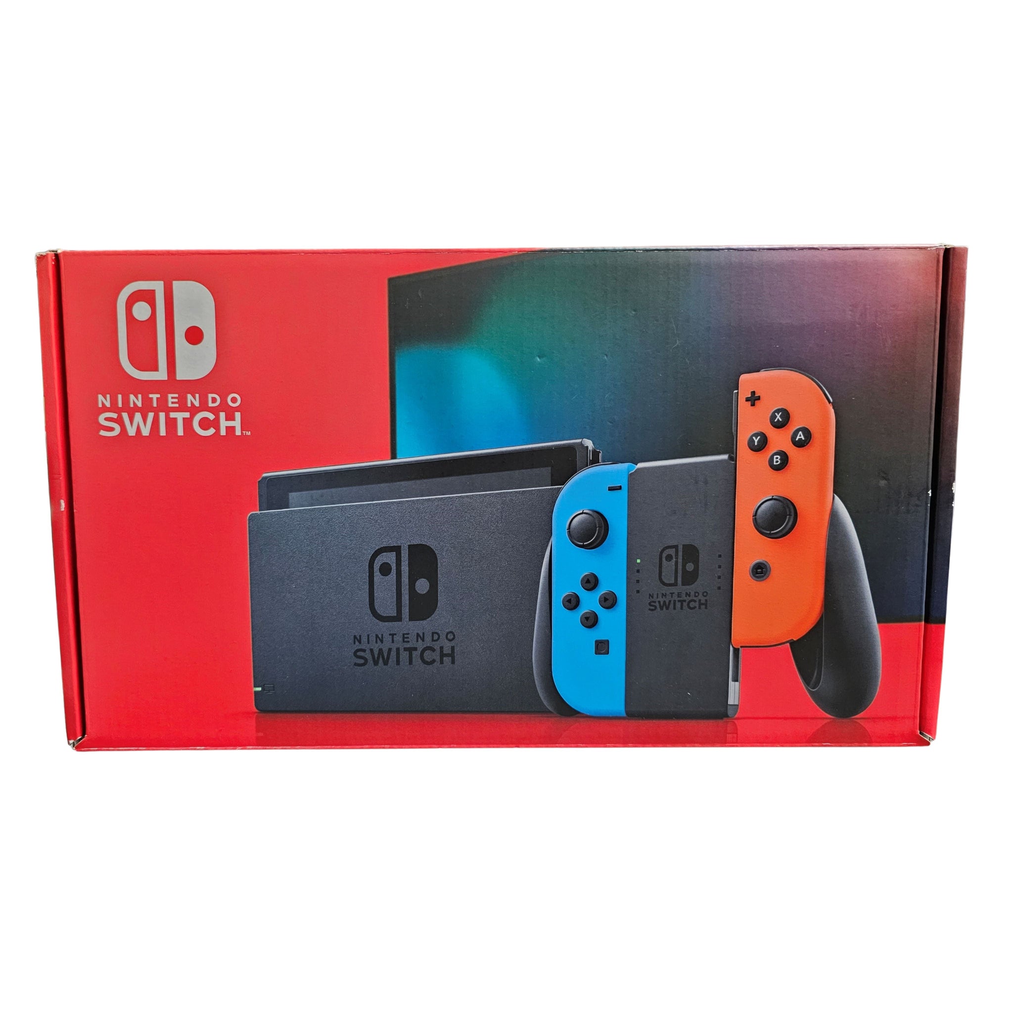 Nintendo Switch w/ Neon Blue and Neon Red Joy‑Con