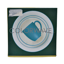 Load image into Gallery viewer, Noritake Colorwave Stoneware Coupe Place Setting - Turquoise-Liquidation Store
