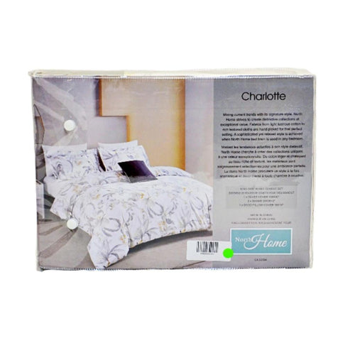 North Home Charlotte King Size Duvet 4 pc Set