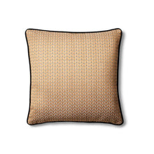 Load image into Gallery viewer, ONE KINGS LANE Mia Pillow Bronze/Black 19&quot; x 19&quot;

