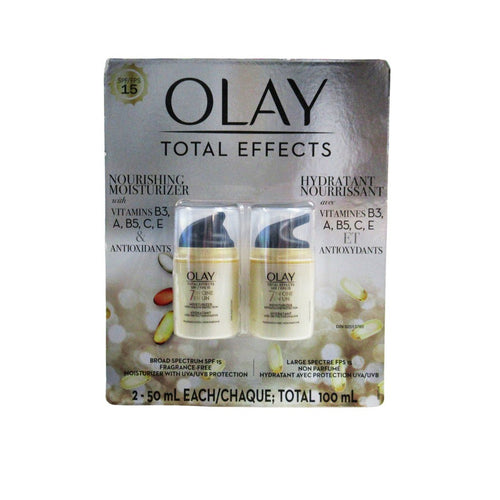 Olay Total Effects Anti-Aging SPF 15 Moisturizer 2 x 50 mL