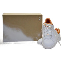 Load image into Gallery viewer, On Women&#39;s The ROGER advantage Textile Low-Top Sneakers size 7 - White w/Copper
