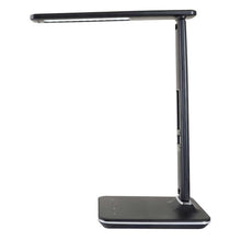 Load image into Gallery viewer, OttLite Executive LED Desk Lamp with USB Charging Port Black-Liquidation Store
